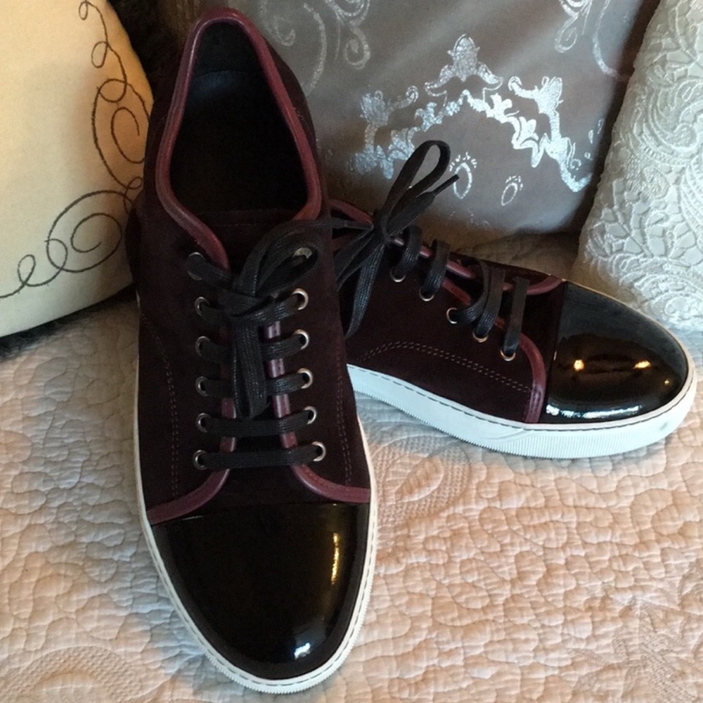 Lanvin Calfskin Patent Men’s Shoes UK 9/US 10 - Picture 1 of 8